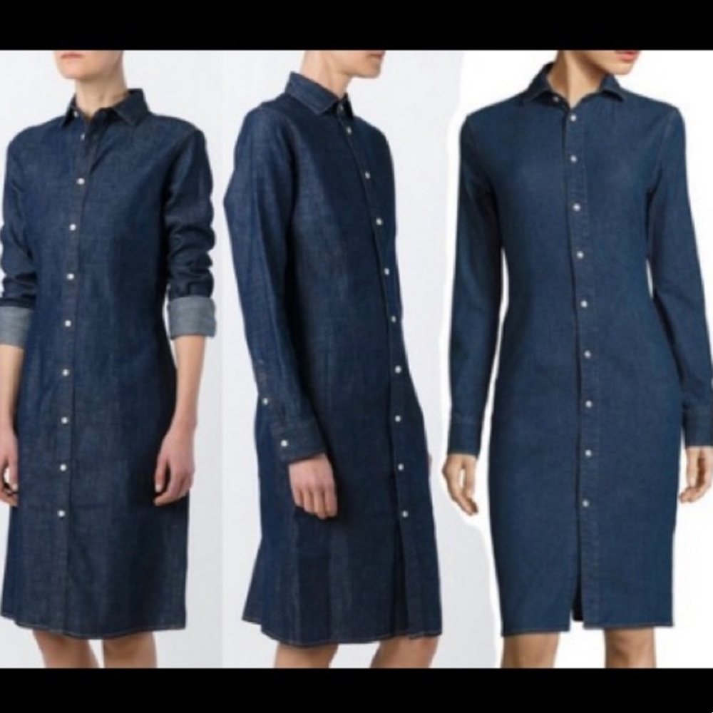 Polo Ralph Lauren Long Sleeve Denim Shirt Dress, 6